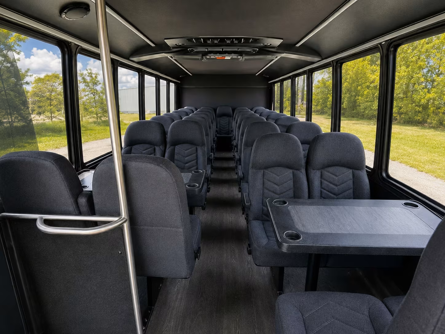 18 passenger minibus inside