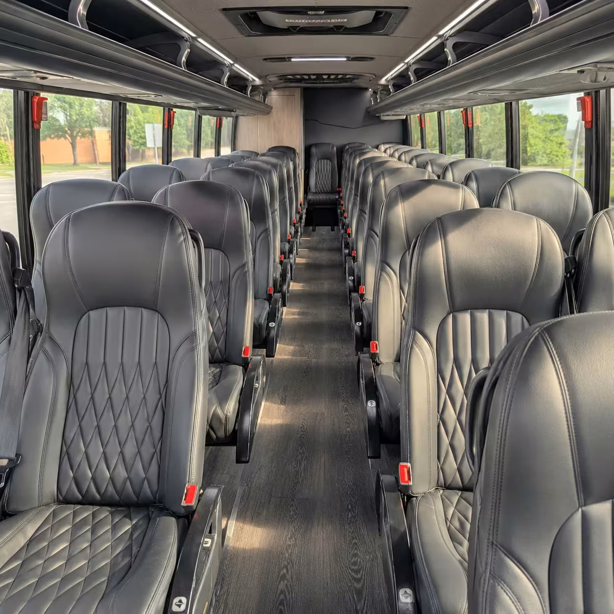 25 passenger minibus inside