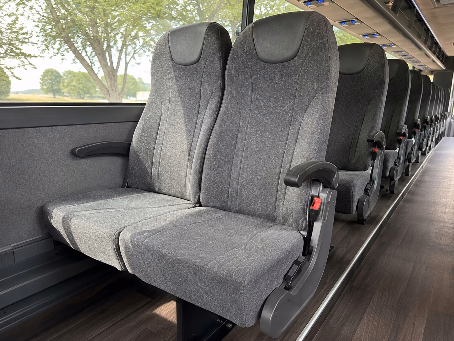 how bus type and size change charter bus prices in sacramento