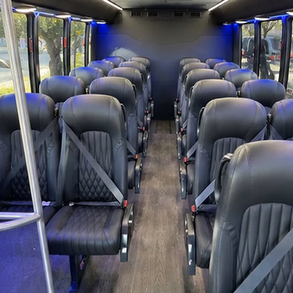 sacramento 35 passenger minibus rental