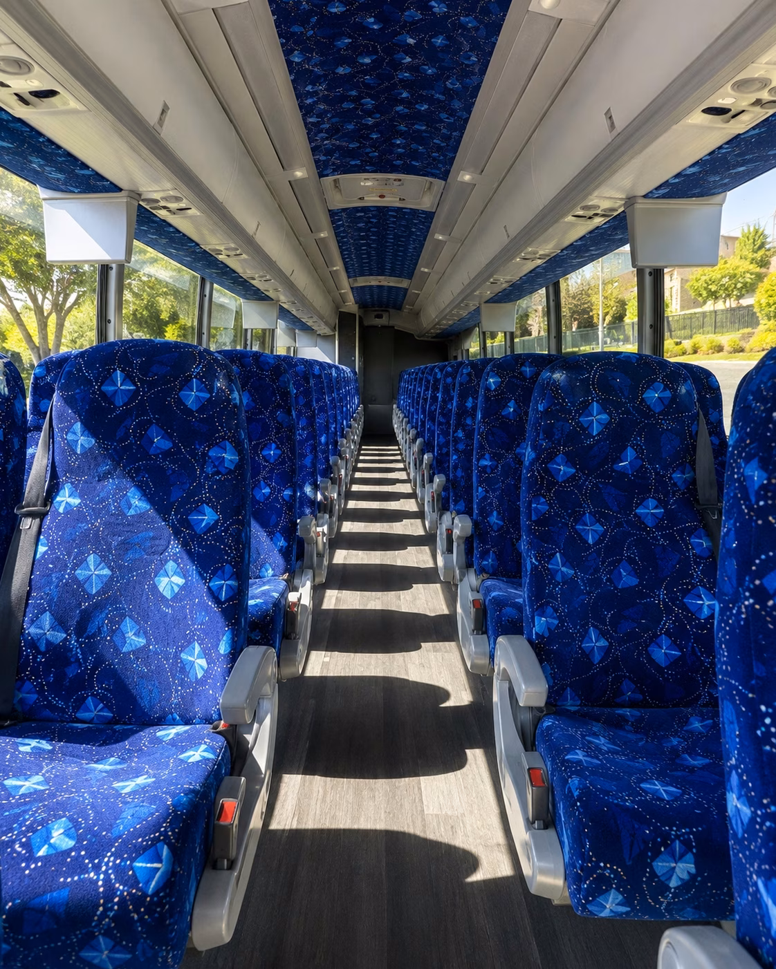 sacramento 56 passenger charter bus rental