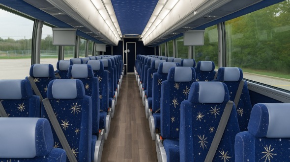 54 passenger charter bus interior davis