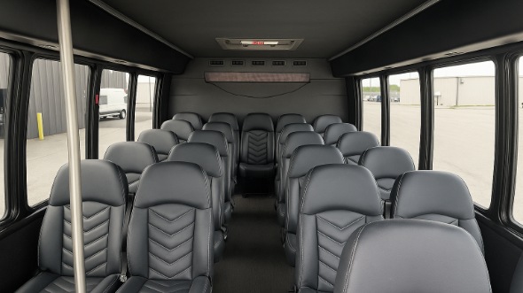 sacramento 20 passenger minibus inside