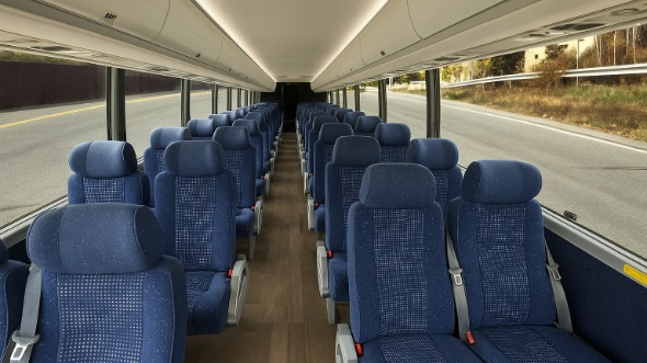 sacramento 28 passenger minibus inside