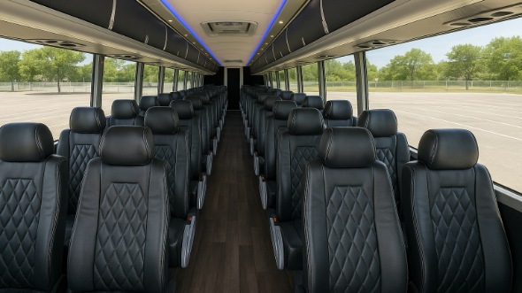 sacramento 56 passenger charter bus