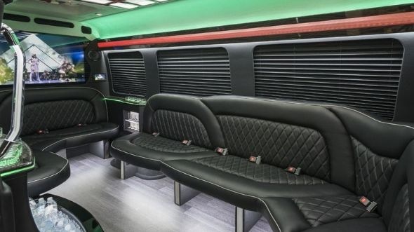 sprinter limo rental interior sacramento